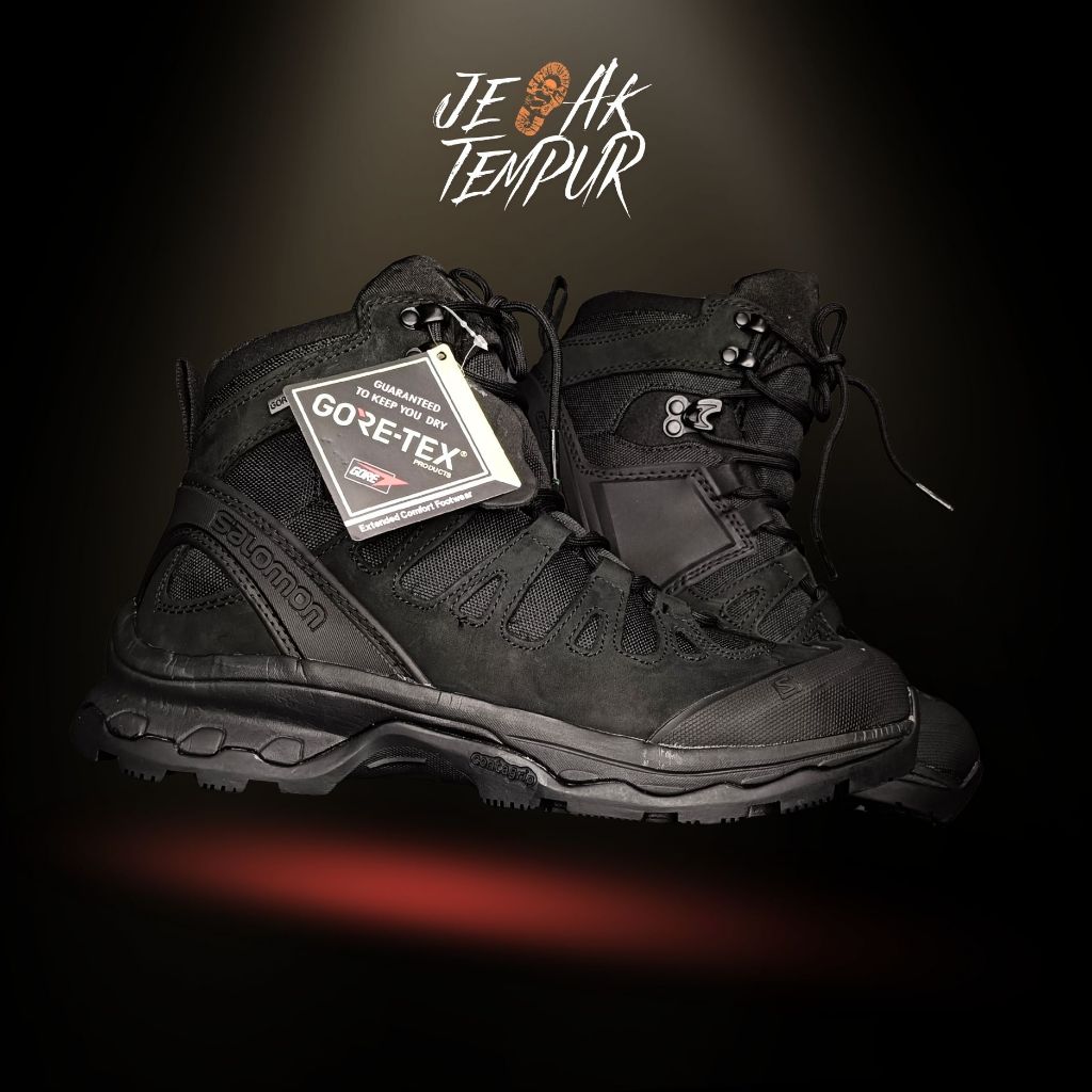 Sepatu Tactical PDL Hitam black Boots Salomon 6 Inch