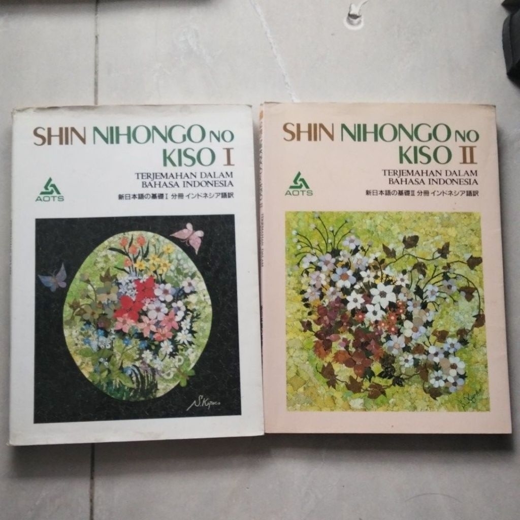 Shin Nihongo no Kiso I dan II Terjemahan Dalam Bahasa Indonesia ( ORI BEKAS ) #AOTS