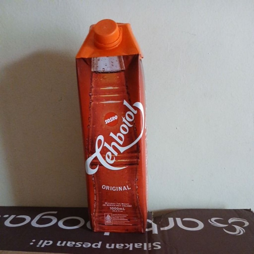 packing dus teh botol sosro pet 1liter
