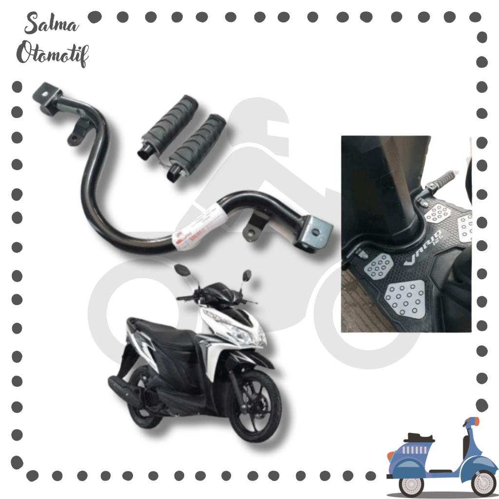 (VARIO 125/X RIDE 115) Pijakan Kaki Depan Step Bastep Bostep Postep Fostep Footstep Yamaha X Ride 11