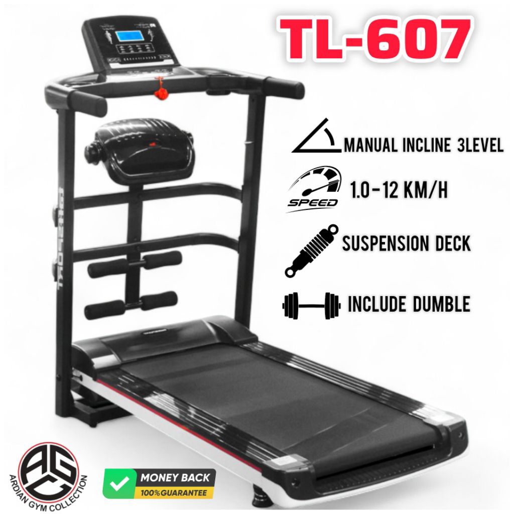 TREADMILL ELEKTRIK MULTIFUNGSI TL-607