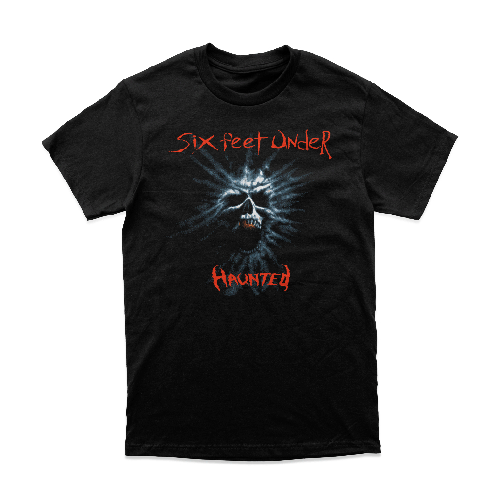 Kaos Tshirt Baju Band Six Feet Under "Haunted" Merchandise