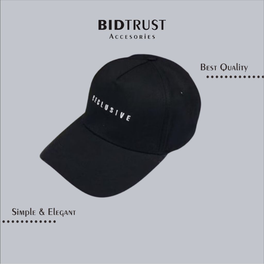 TOPI MODEL BISBOL BORDIR TULISAN RECLUSIVE • Simple Elegan Asli Original Premium Anti Tidak Karat Lu