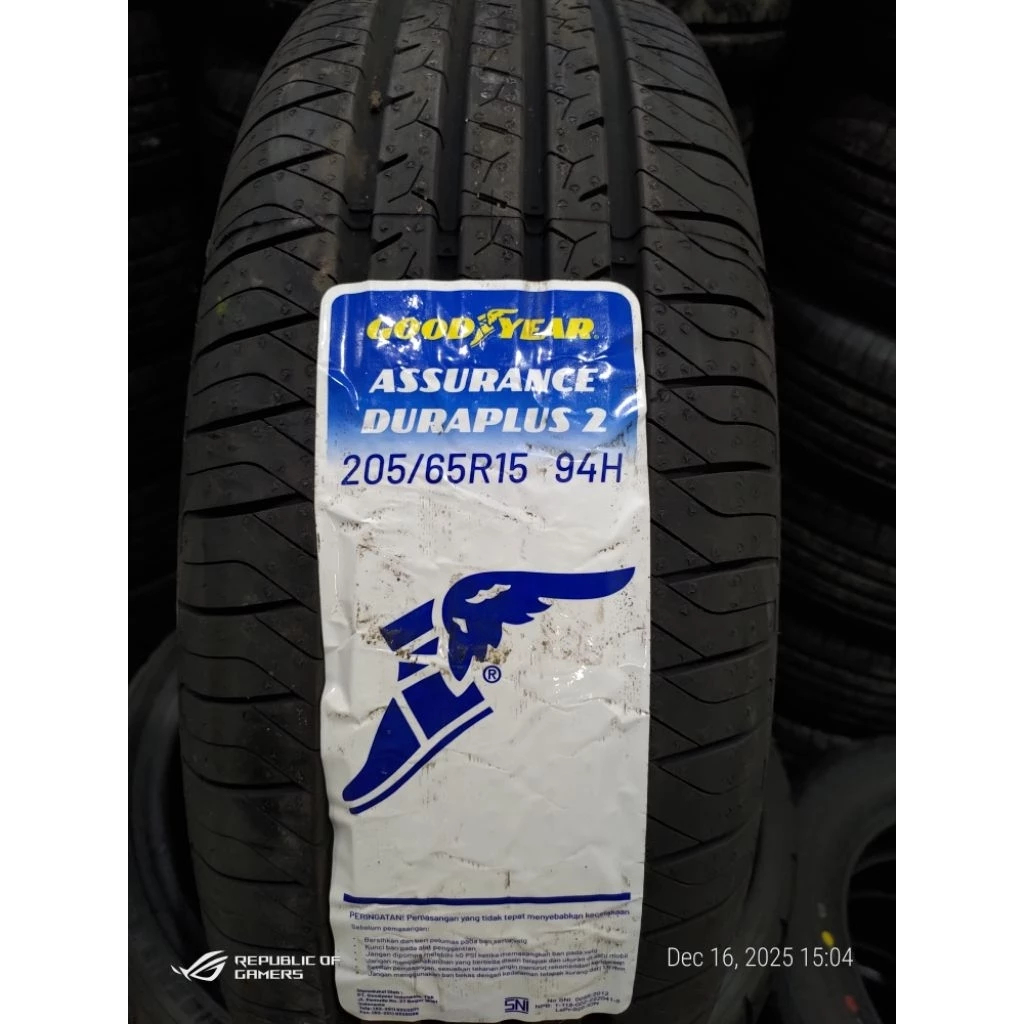Ban GoodYear Assurance Duraplus 2 205/65 R15