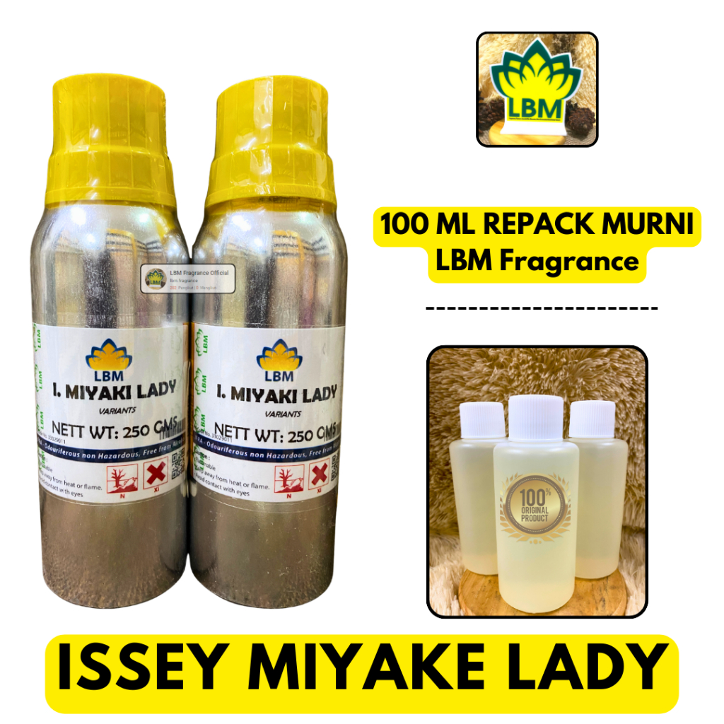 Bibit Parfum Issey Miyake Lady Repack 100 ML MURNI LBM Fragrance