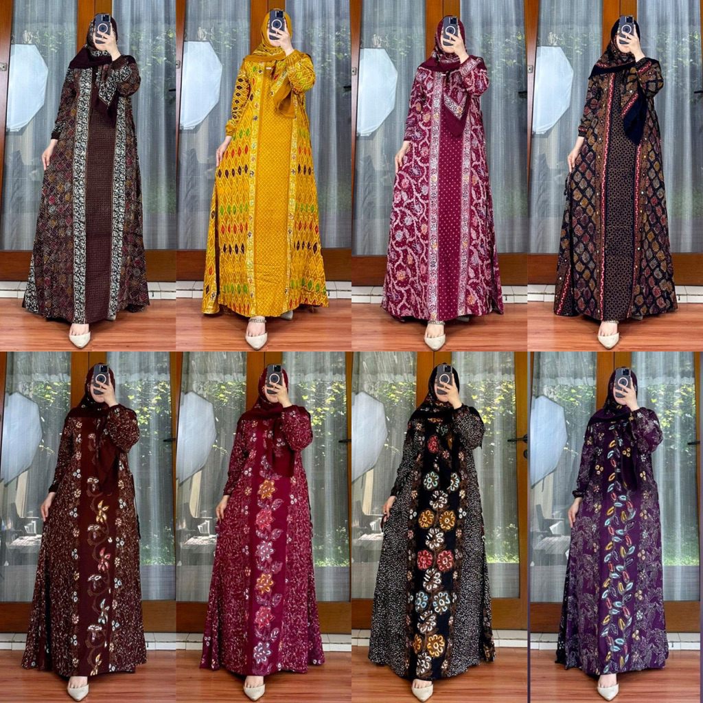 GAMIS SET HIJAB SETORJOAN LD 110 LD 115 LD 120 LD 125  | GAMIS SET HIJAB SETORJOAN  BAHAN RAYON PREM