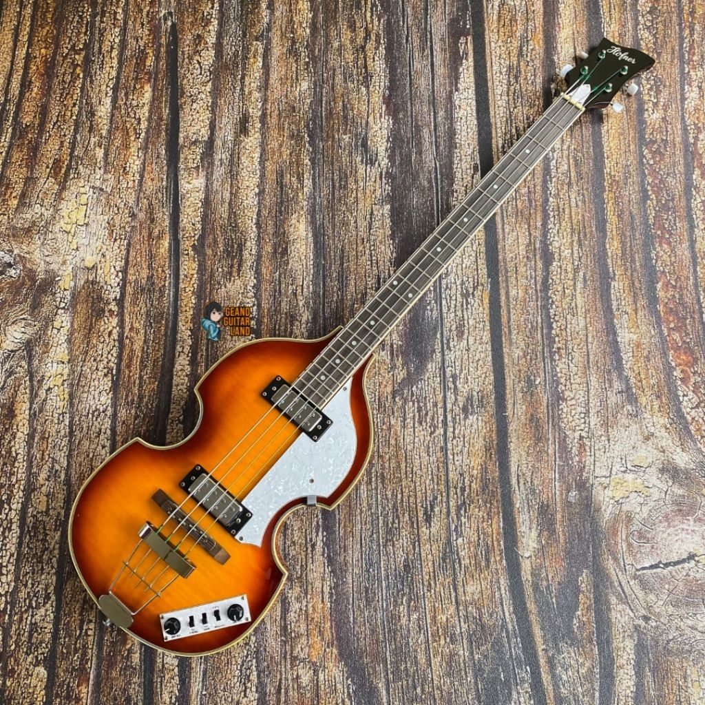 Hofner BB2 Icon Series Violin Bass Electric Bass in Sunburst
