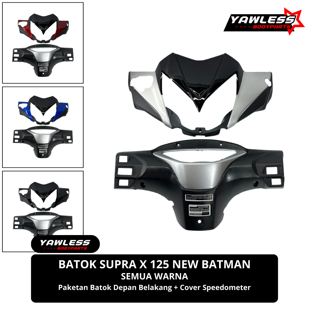 batok supra x 125 batman / totok supra x 125 + Lampu Depan supra x 125