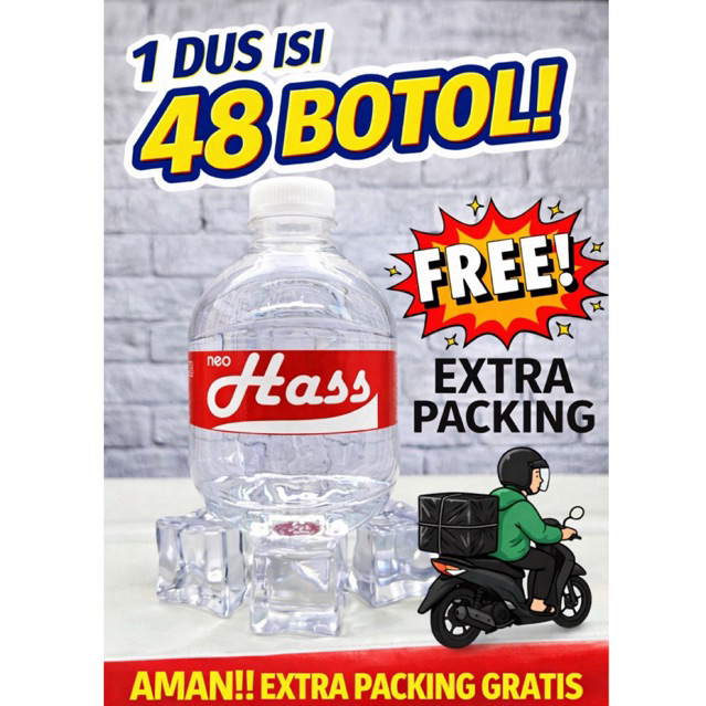 Neo Hass Mini | Air Mineral Botol mini | Air Mineral Botol Kecil | Air Mineral Botol Kecil 1 Dus | A