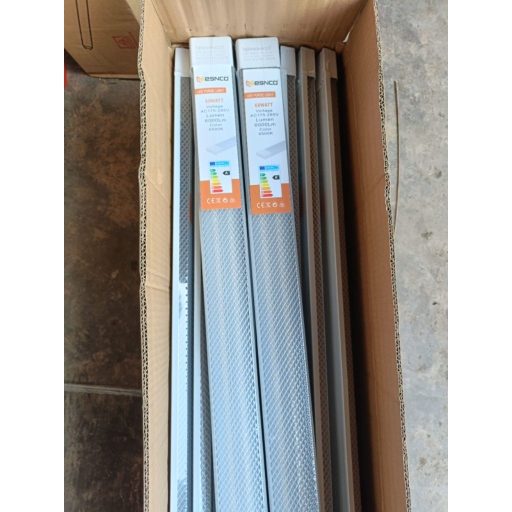 lampu LED Prismatic 60W 120cm / T8 Led Prismatic 60Watt cahaya putih (6500K)