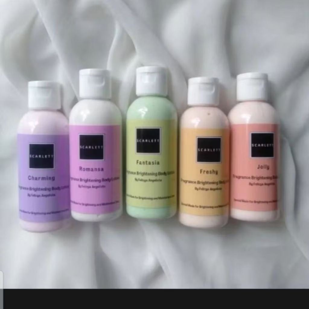 Scarlett body lotion mini uk30ml kemasan travel tester