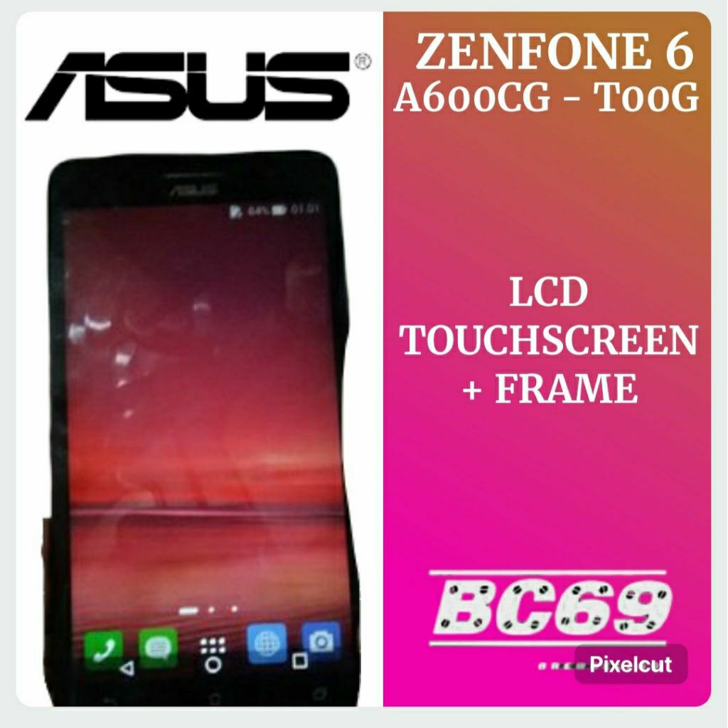 LCD TC Touchscreen + Frame Asus Zenfone 6 A600CG T00G