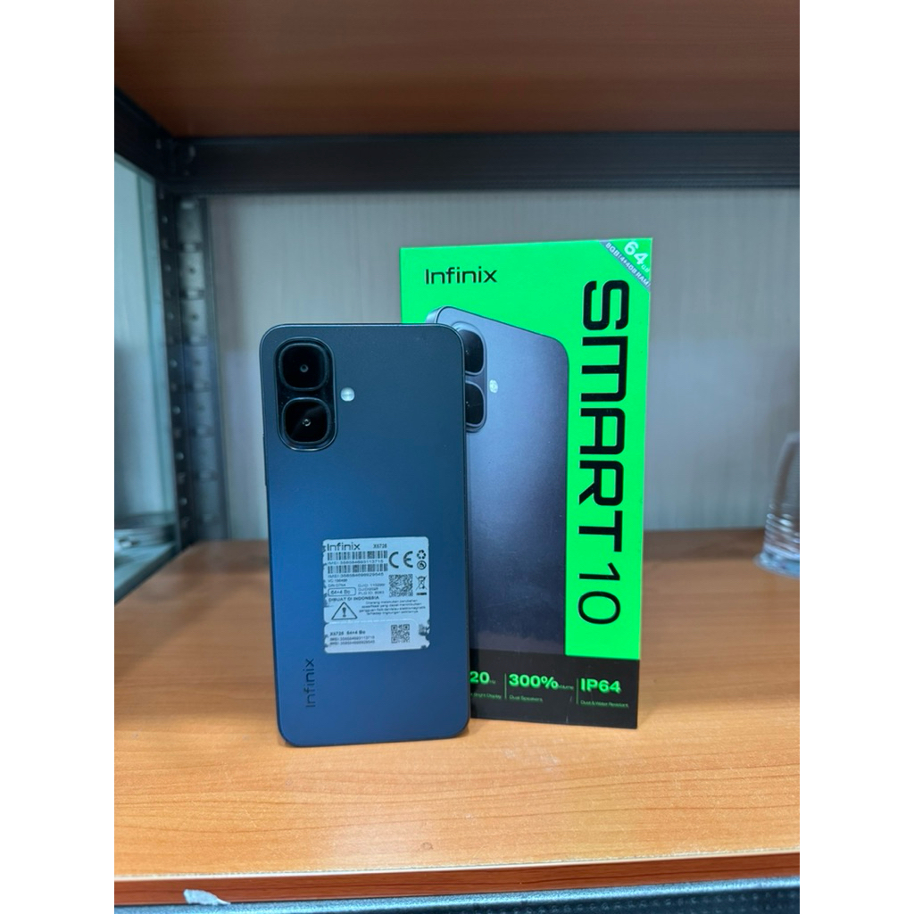 infinix smart 10 4/128 second mulus fullset