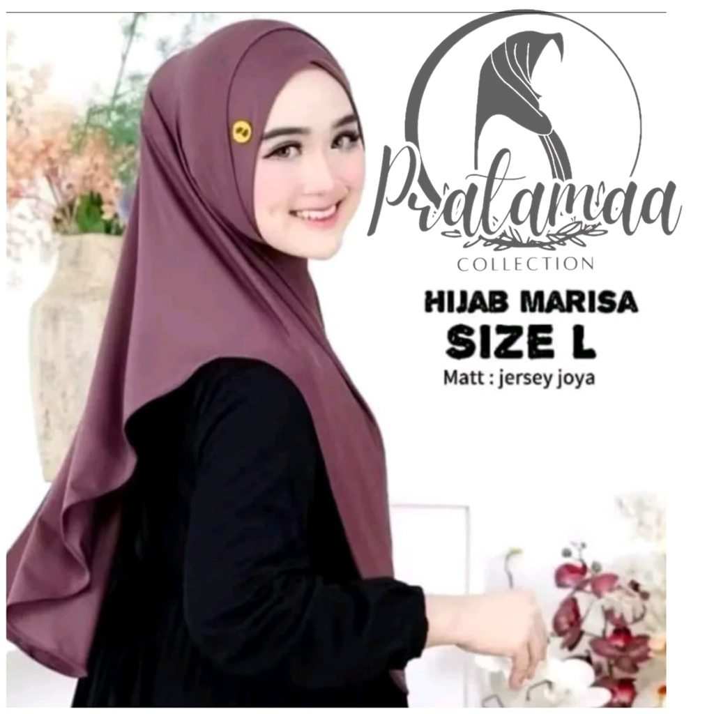 Marisa L - Hijab bergo Marisa ZanoO/bergo marisa jersey joya