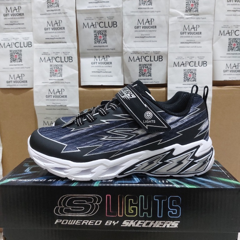 Clearance Sale Sepatu Anak Skechers S Lights Light Storm 2.0 Bolt Brights Kids Original