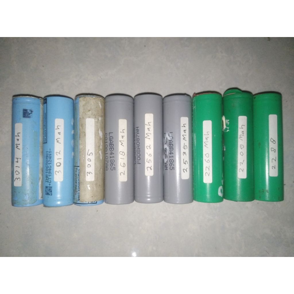 baterai bekas laptop 18650