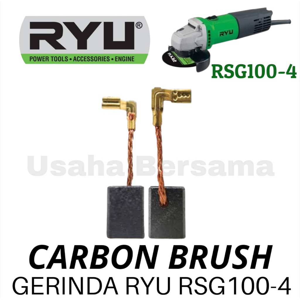 CARBON BRUSH RSG100-4 GERINDA RYU BROSTEL ARANG RYU RSG100 4