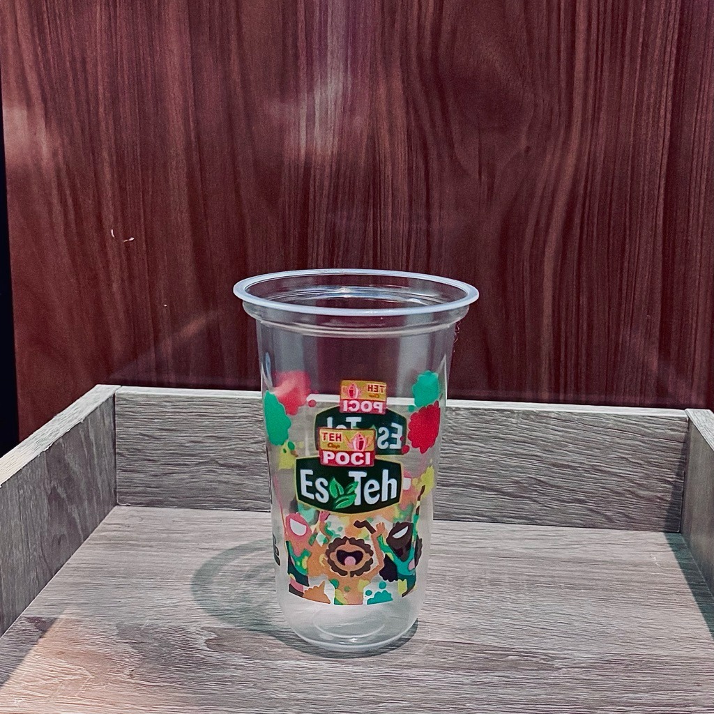 HAPPY GROSIR [PCS] Cup Es Teh Poci / Cup Es Teh Poci 3 Ukuran / Cup Teh Poci ANTI Sobek