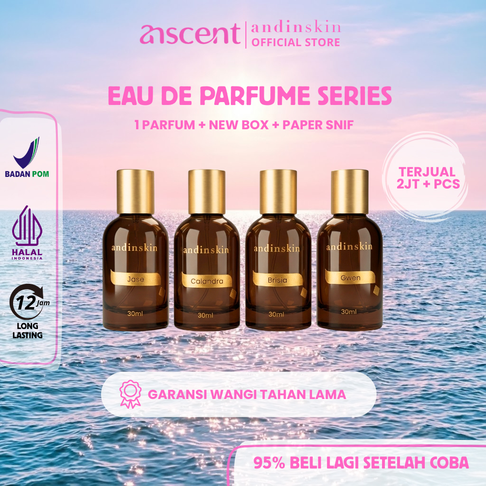 Andinskin Parfum Eau De Parfum 30ml Parfume Wanita Wangi dan Tahan lama Halal BPOM