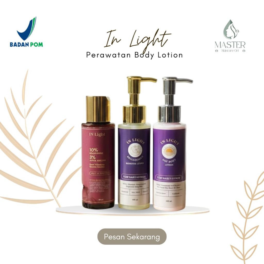 [GRATIS HIJAB] Ready Langsung kirim IN LIGHT PAKET BOOSTER INLIGHT BODY LOTION DOSTING IN LIGHT BEAU