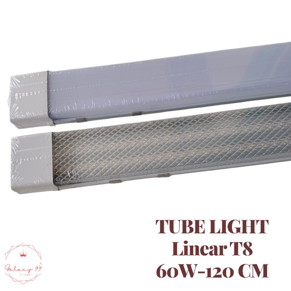 Lampu TL T8 Slim LED kotak Lampu Tube Light 60w-120CM