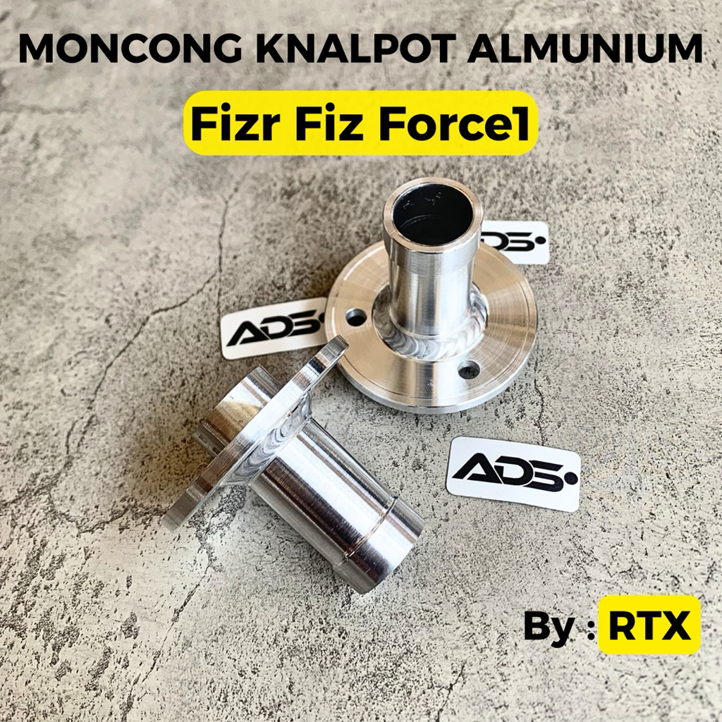 Moncong Knalpot Almunium Lurus RTX Fizr F1zr Pnp Knalpot RTX El9 AHM VND