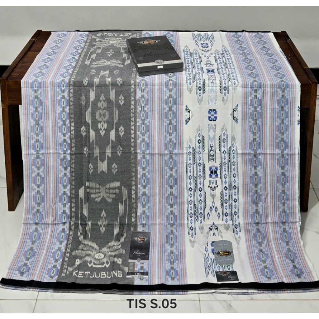 SARUNG KETJUBUNG PLATINUM TYPE DIS/TIS SILVER KEMASAN  BOK DAN TOTEBAG