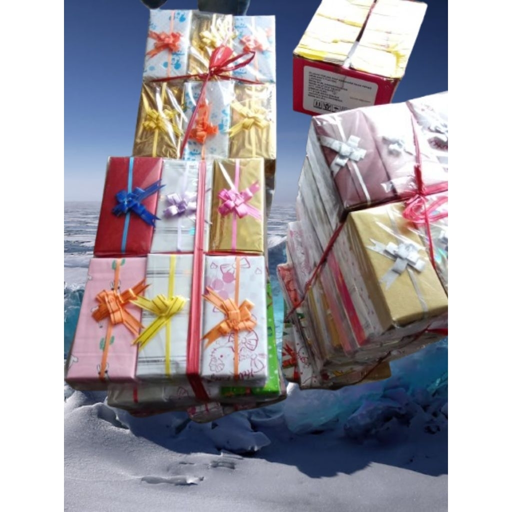 kotak kado berhadiah uang dan mainan aksesoris isi 12 pcs e 2000