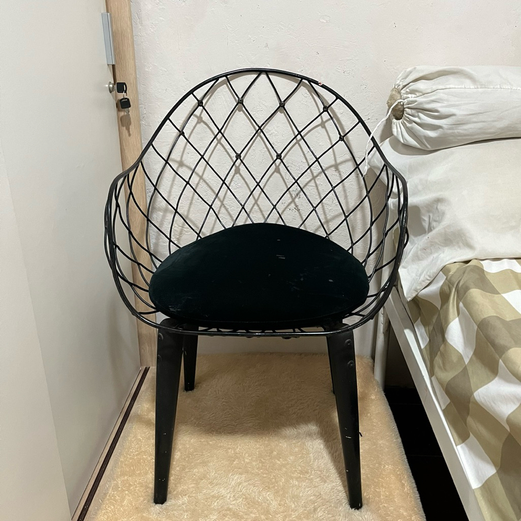 Sale Kursi Cafe Hitam Aesthetic Besi Premium by Informa