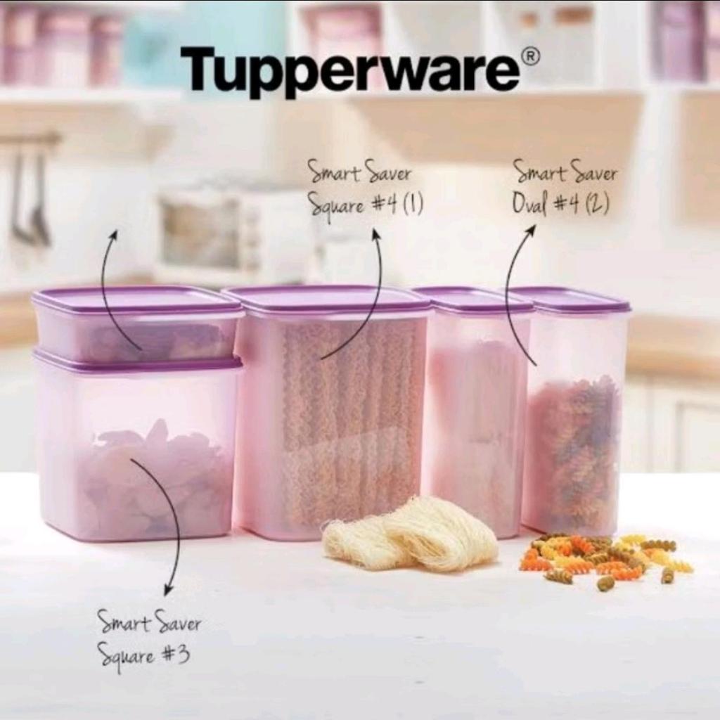 Tupperware Smart Saver Oval - Tempat Penyimpanan Makanan dengan seal kedap udara