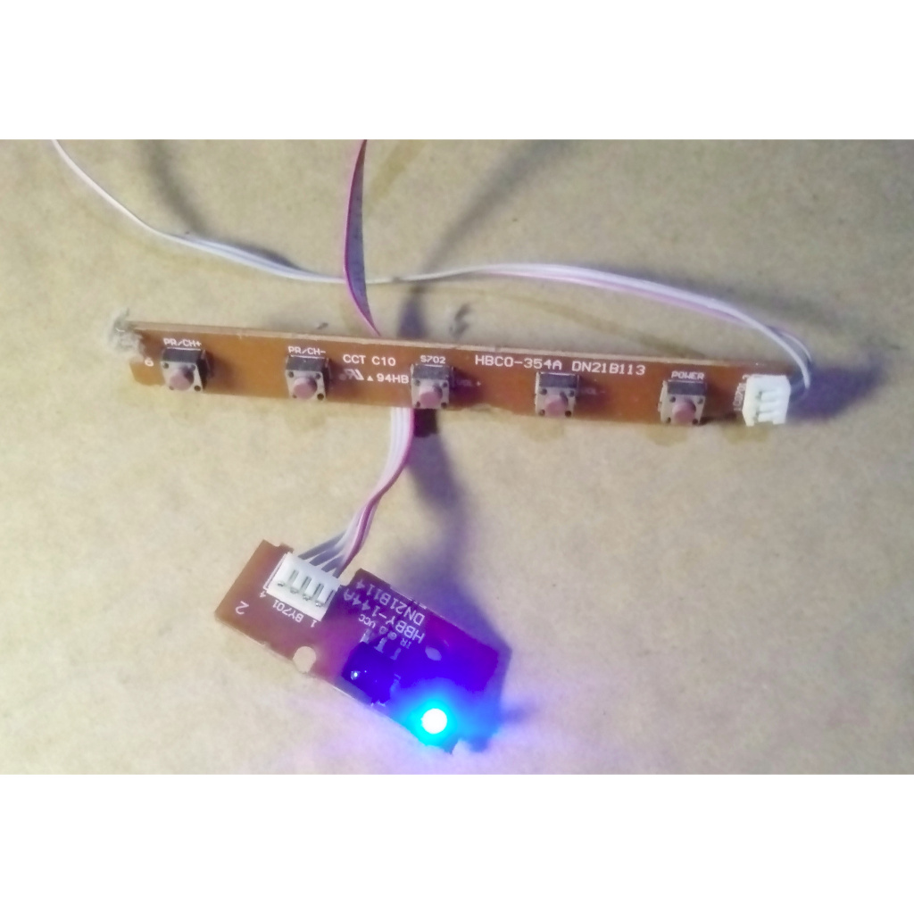 Tombol Menu - IR Sensor Remote TV LED Polytron PLD 32T1850