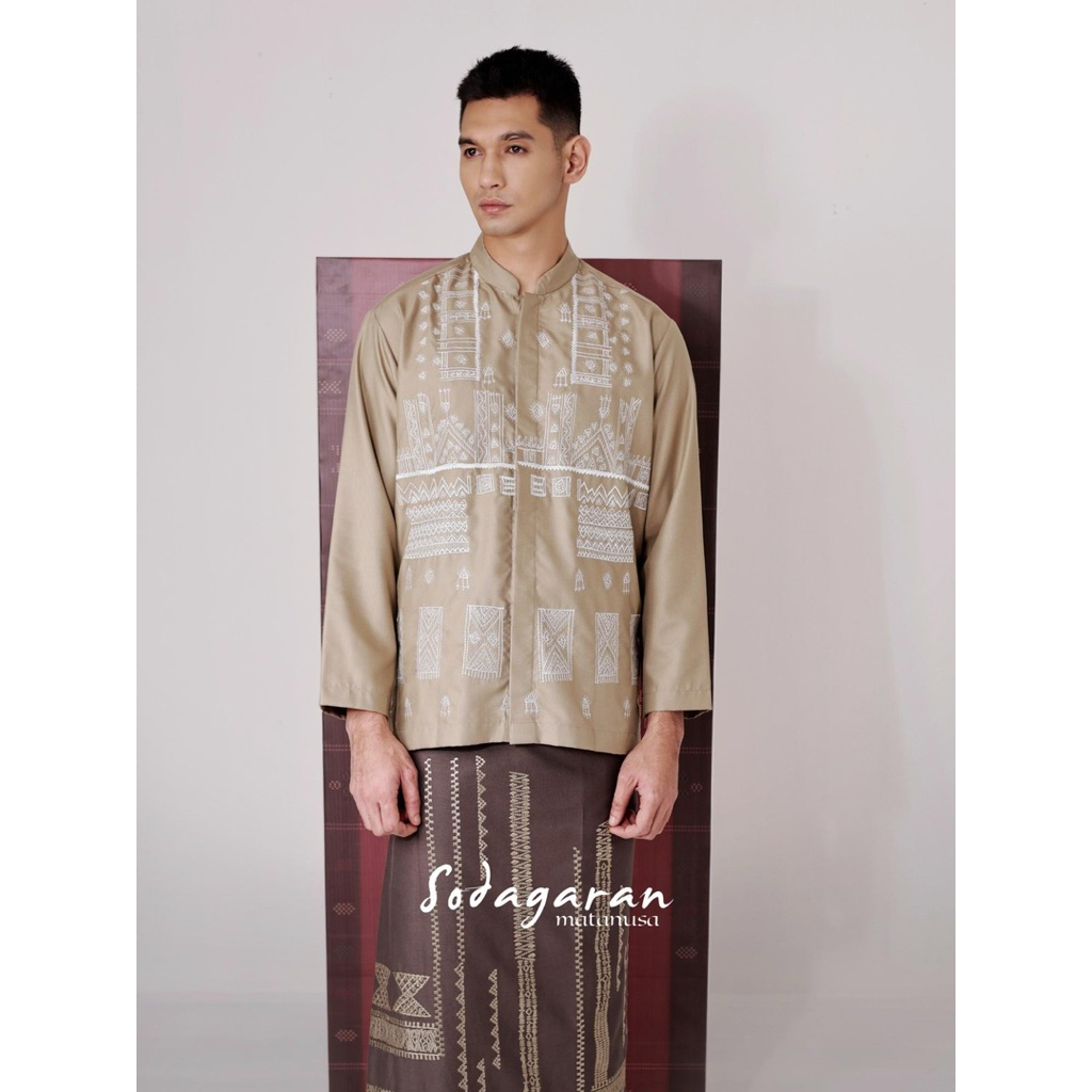 PINAR - BAPAK | Baju Pria Kemeja Koko Lengan Panjang Sodagaran Raya 2026