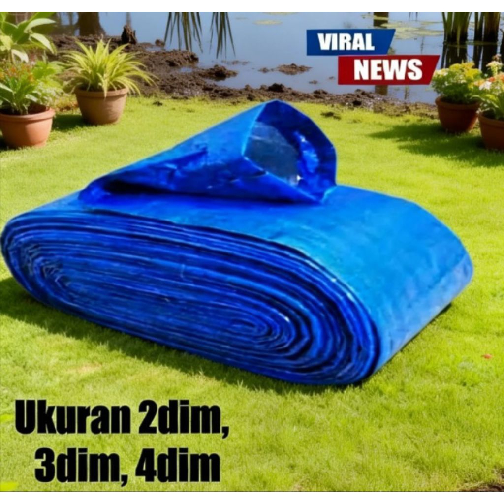 Selang Terpal plastik 4inch 25m / selang terpal plastik 4dim/ selang drip irigasi/ selang pengairan 