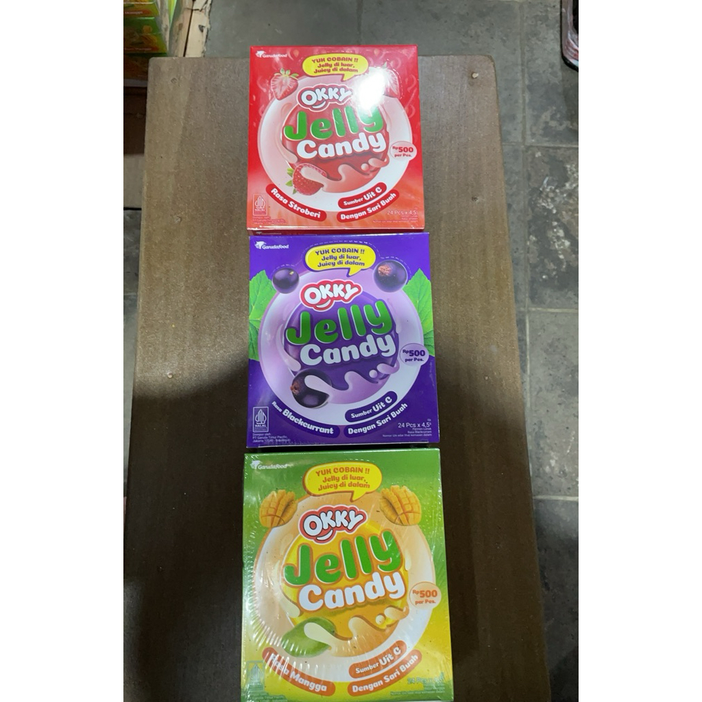 Okky Jelly Candy Box Rasa Buah Isi 24pcs