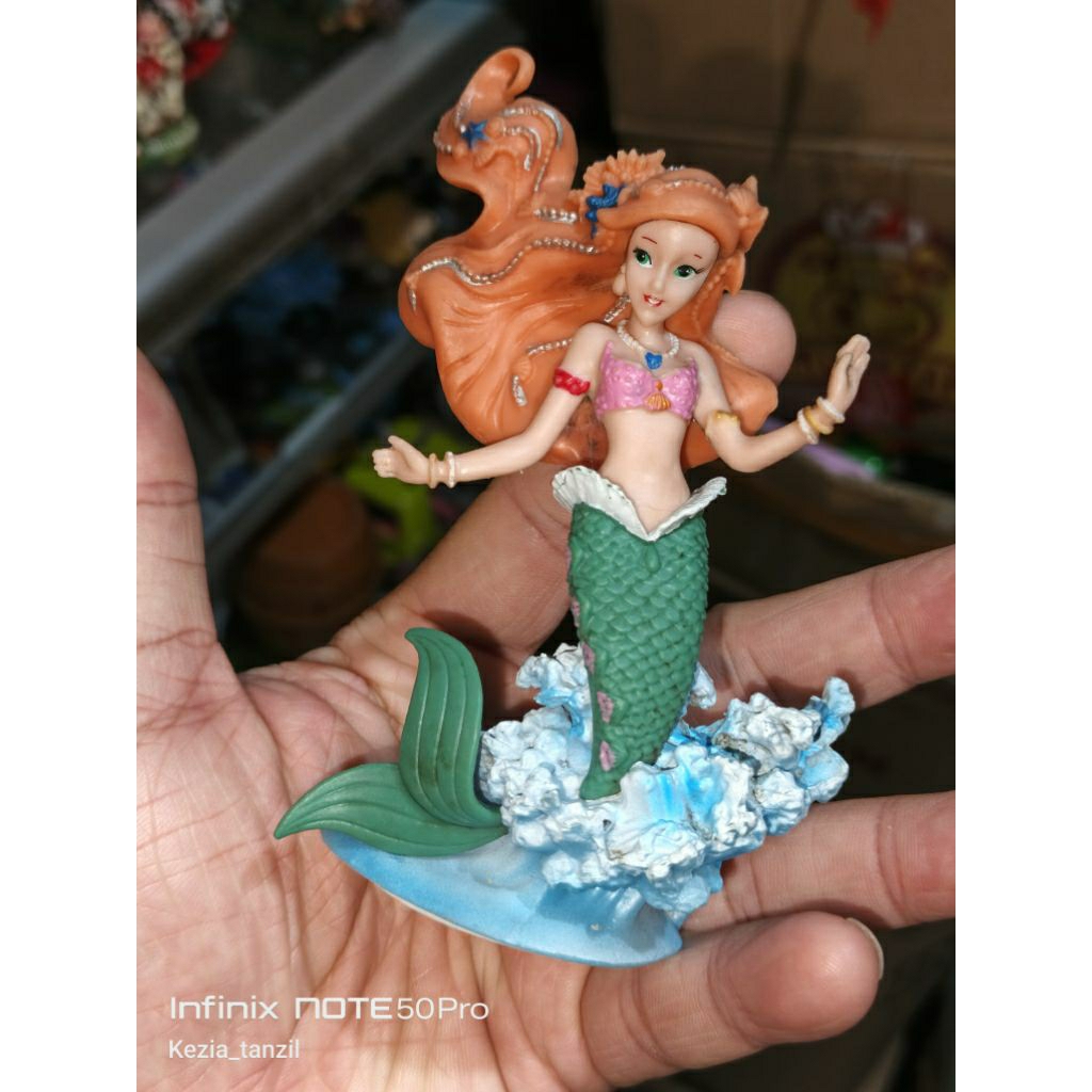 TOPPER CAKE DEKORASI HIASAN PAJANGAN KUE TART ULANG TAHUN PRINCESS PRINCES PUTRI DUYUNG PUTERI ARIEL