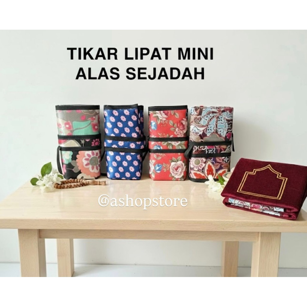 TIKAR LIPAT PIKNIK MINI/ ALAS SAJADAH UKURAN LEBAR 72 x PANJANG 120
