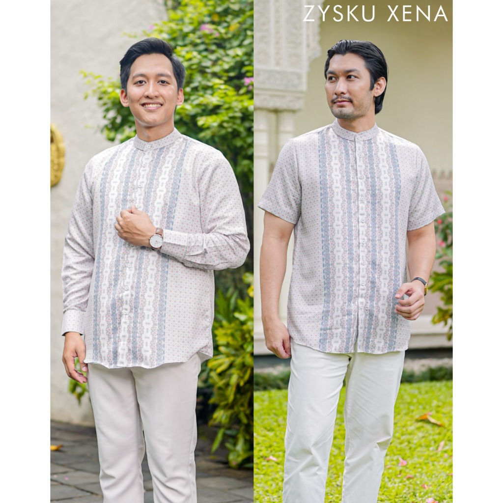 Zysku Xena | Sarimbit Pria Dewasa 2026 | Samira Koko Lengan Panjang & Lengan Pendek - Oasis | Raya L