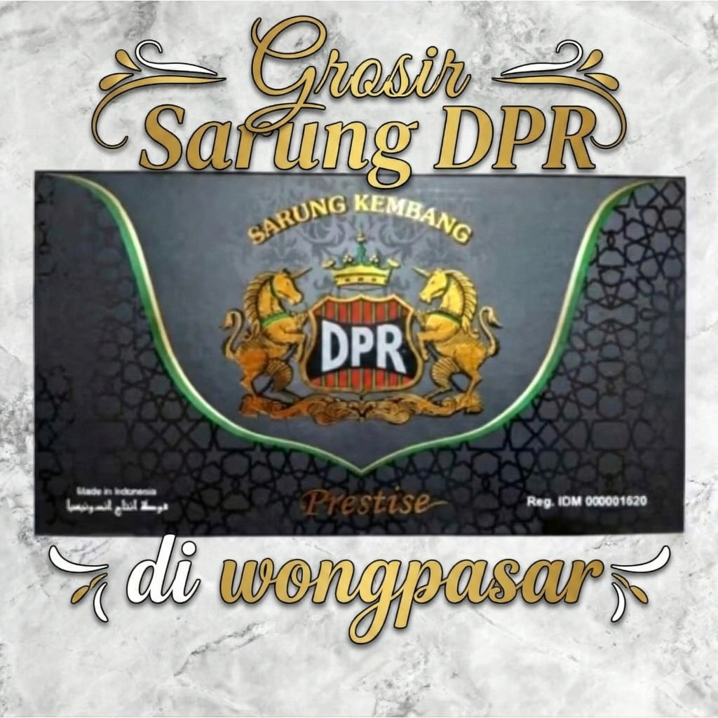 SARUNG DPR PRESTIGE SARUNG TENUN MOTIF KAWUNG ELEGANT