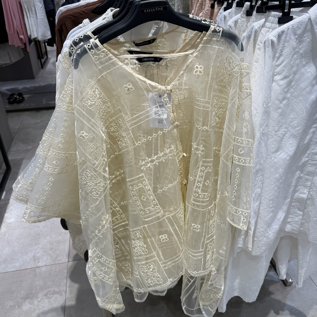 blouse lace brokat executive eid collection