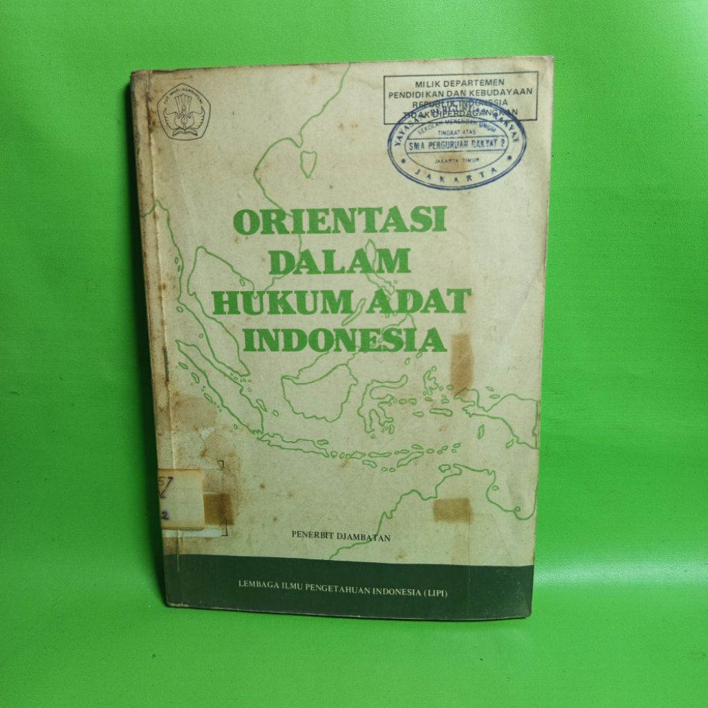 Buku Orientasi dalam Hukum Adat Indonesia - C. Van Vollenhoven
