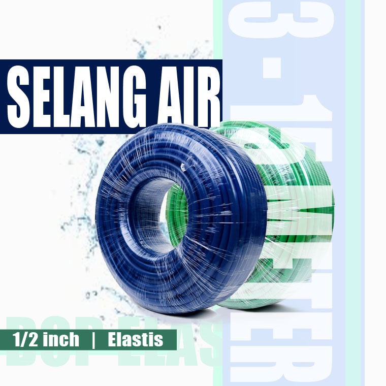 RUGU STORE  Selang Air Diameter 1/2 Inch Panjang 3 5 10 sampai 15 Meter Serbaguna untuk Menyalurkan 