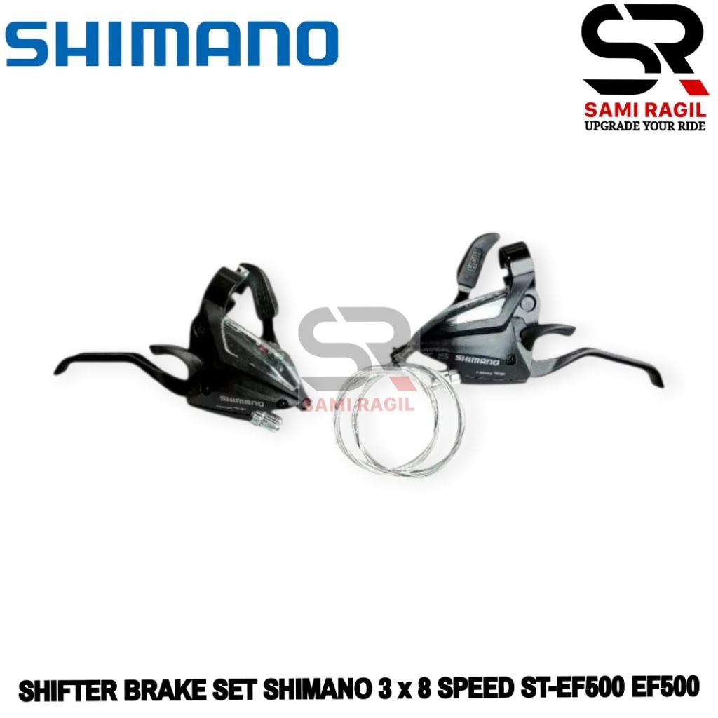SHIFTER BRAKE SET SHIMANO 3 x 8 SPEED ST-EF500 EF500 OPERAN PINDAHAN GIGI RD FD FRONT REAR DERAILLEU