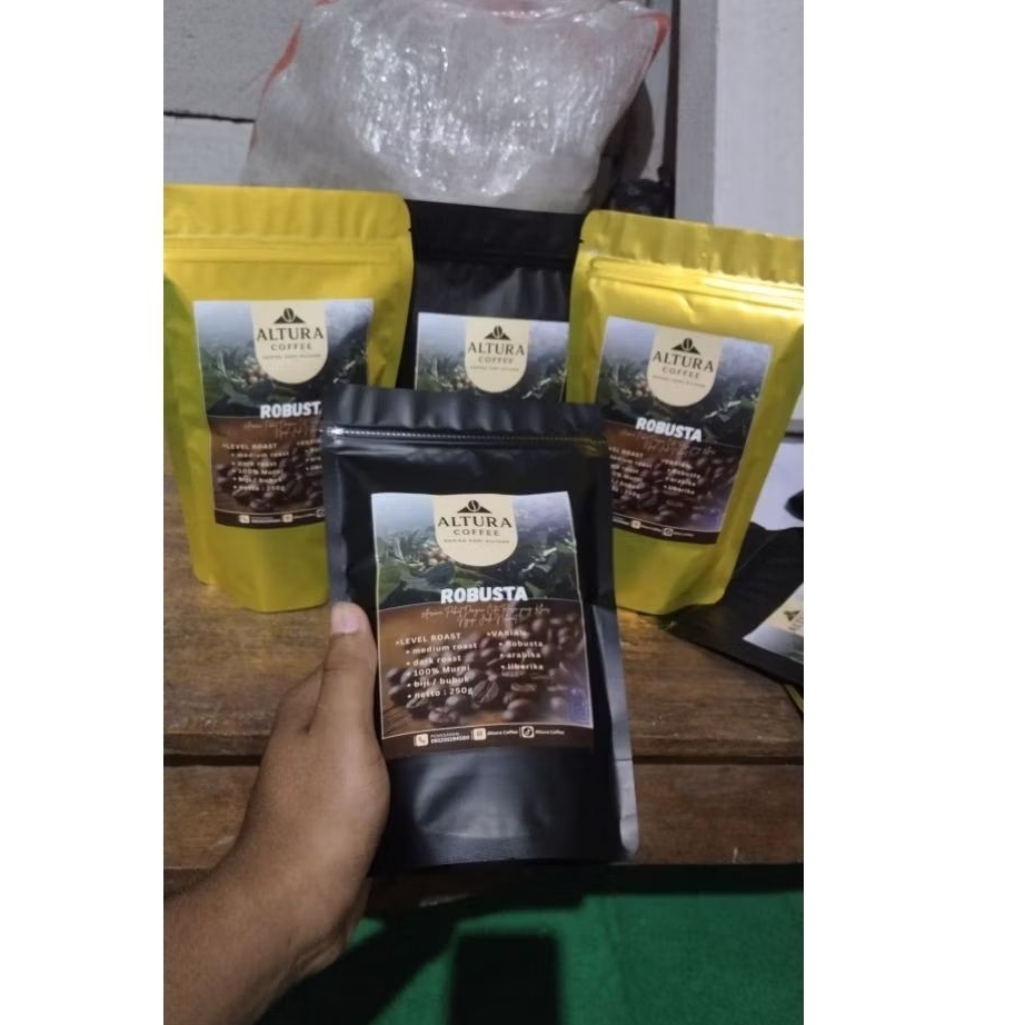 bubuk kopi robusta asli tanpa campuran 1 kg