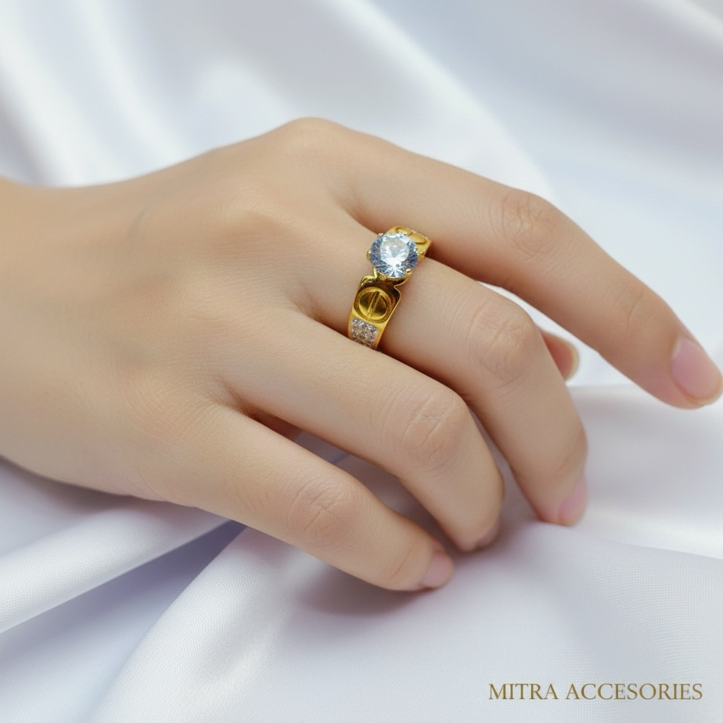 Cincin titanium wanita korean style