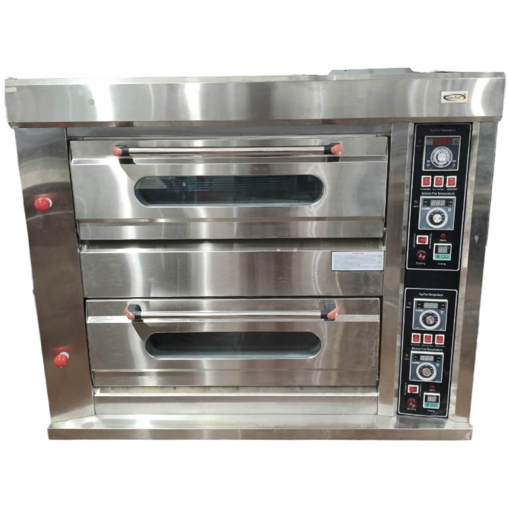 SUNEAST Professional Gas Deck Oven | 2 Deck 4 Tray