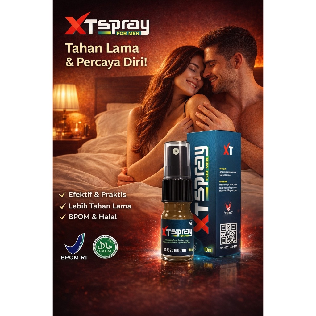 XT Spray Herbal Tahan Lama Pria BPOM Original - XT Spray Herbal Tahan Lama Pria BPOM Original