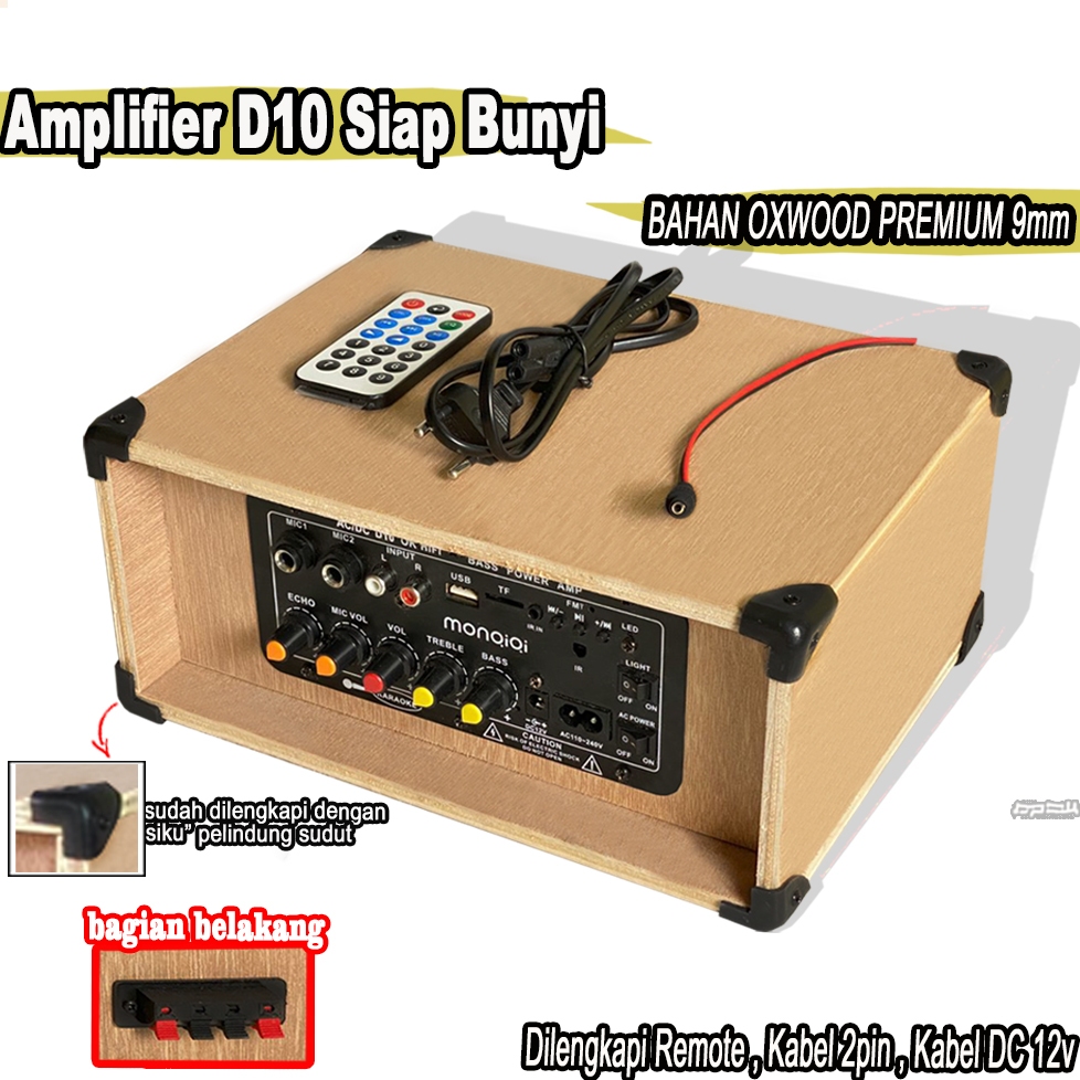 Power Amplifier D10 100 Watt Siap Bunyi