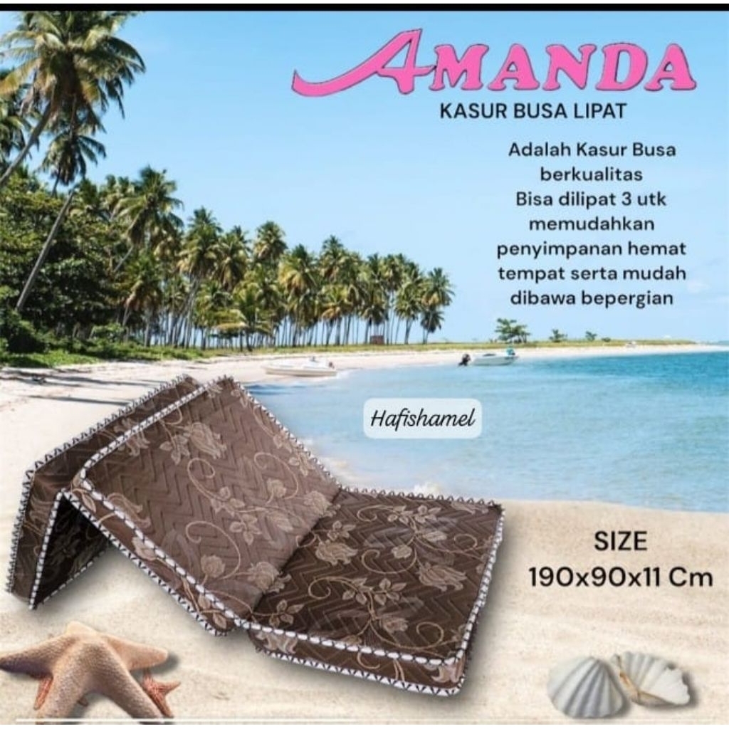 KASUR BUSA LIPAT AMANDA SINGLE SEMUA TIPE KASUR LIPAT