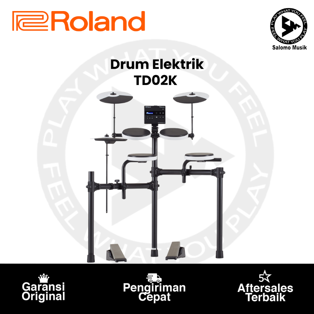 Drum Elektrik Roland  V Drum TD02K Original