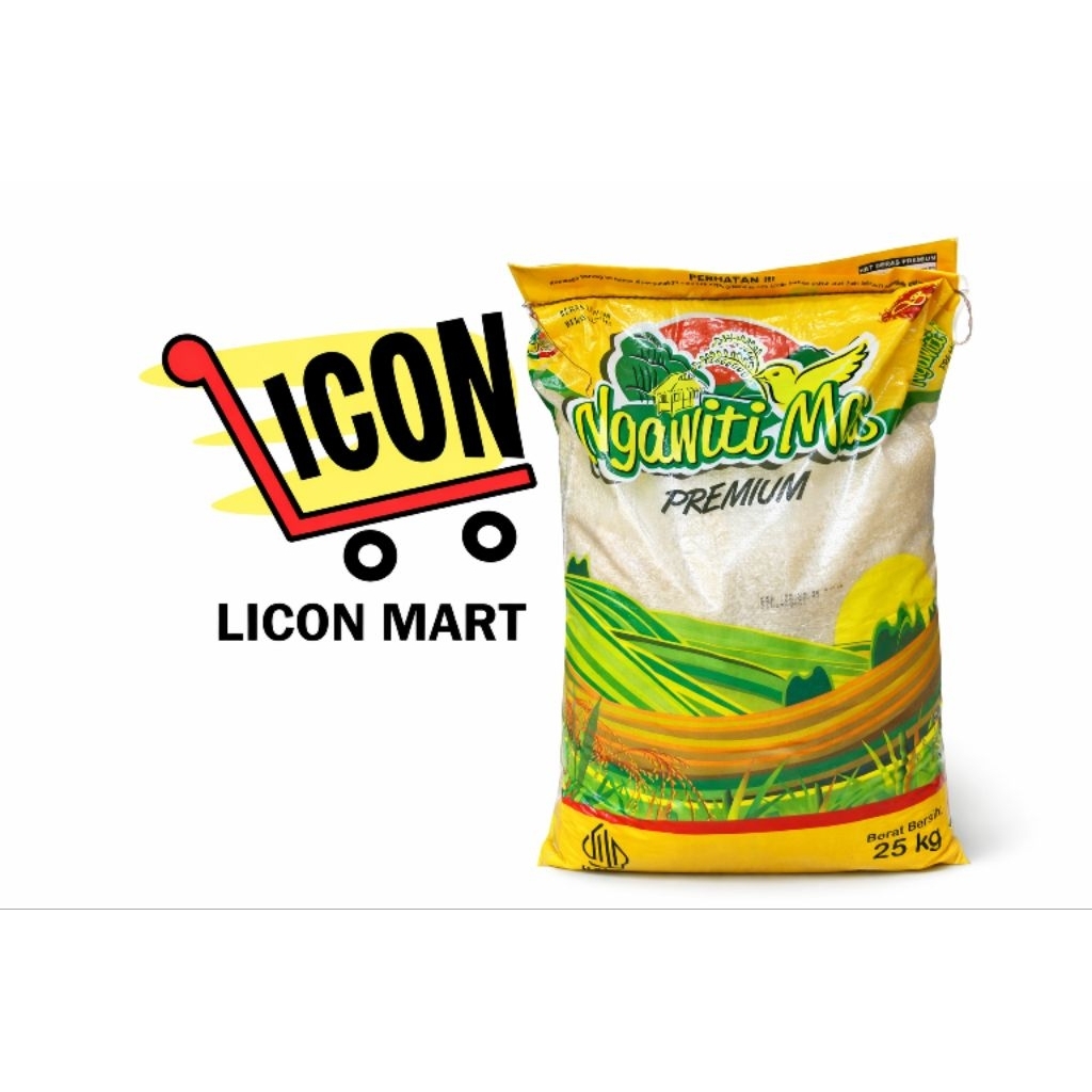 [BERAS NGAWITI 25 KG] BERAS NGAWITI MAS / BERAS PREMIUM